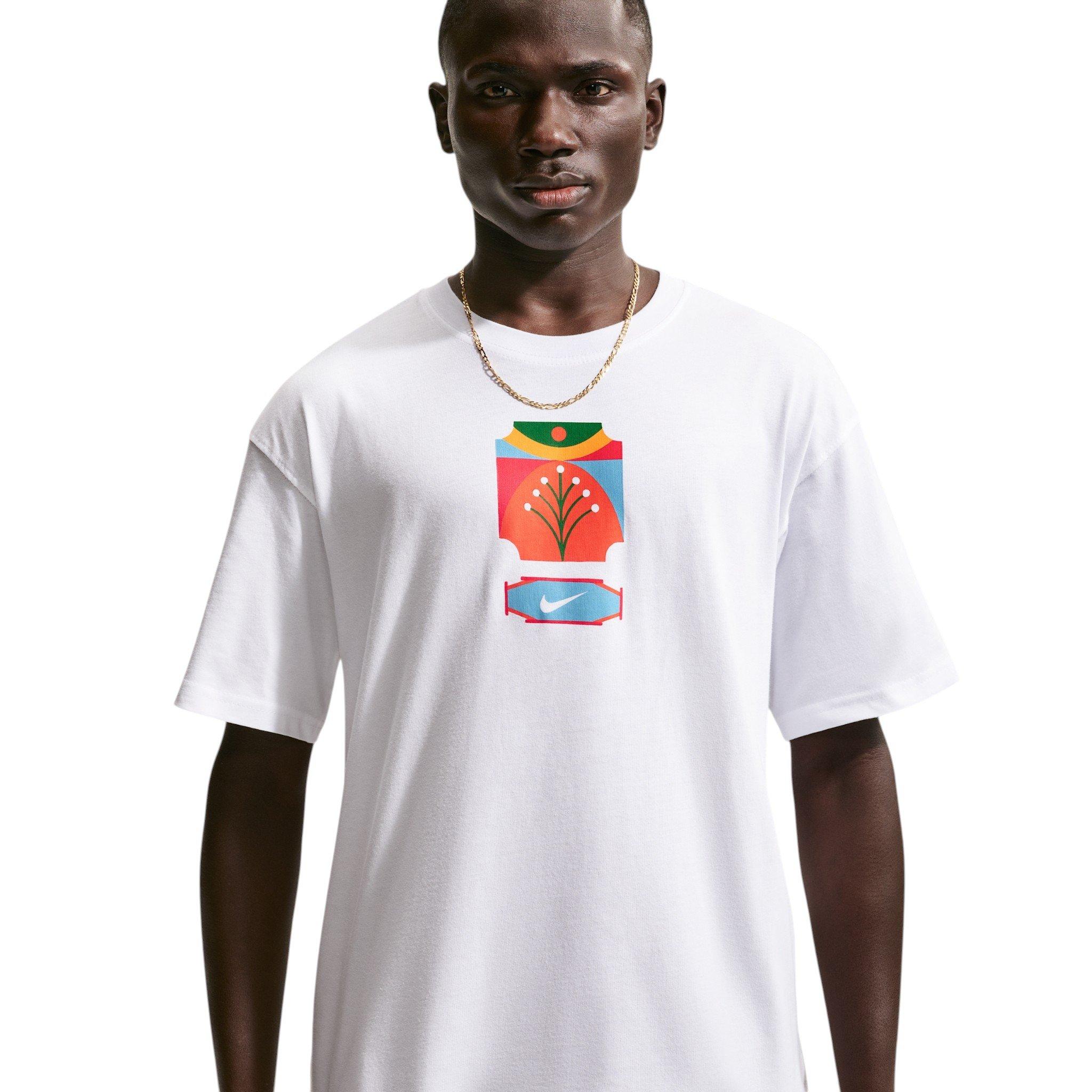 Nike Men's Sportswear Palm Tree T-Shirt - WHITE